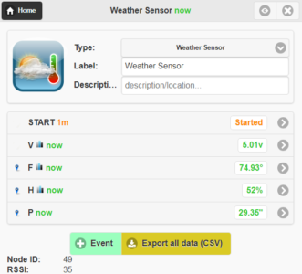 Simple Weather Node | WeatherShield | LowPowerLab